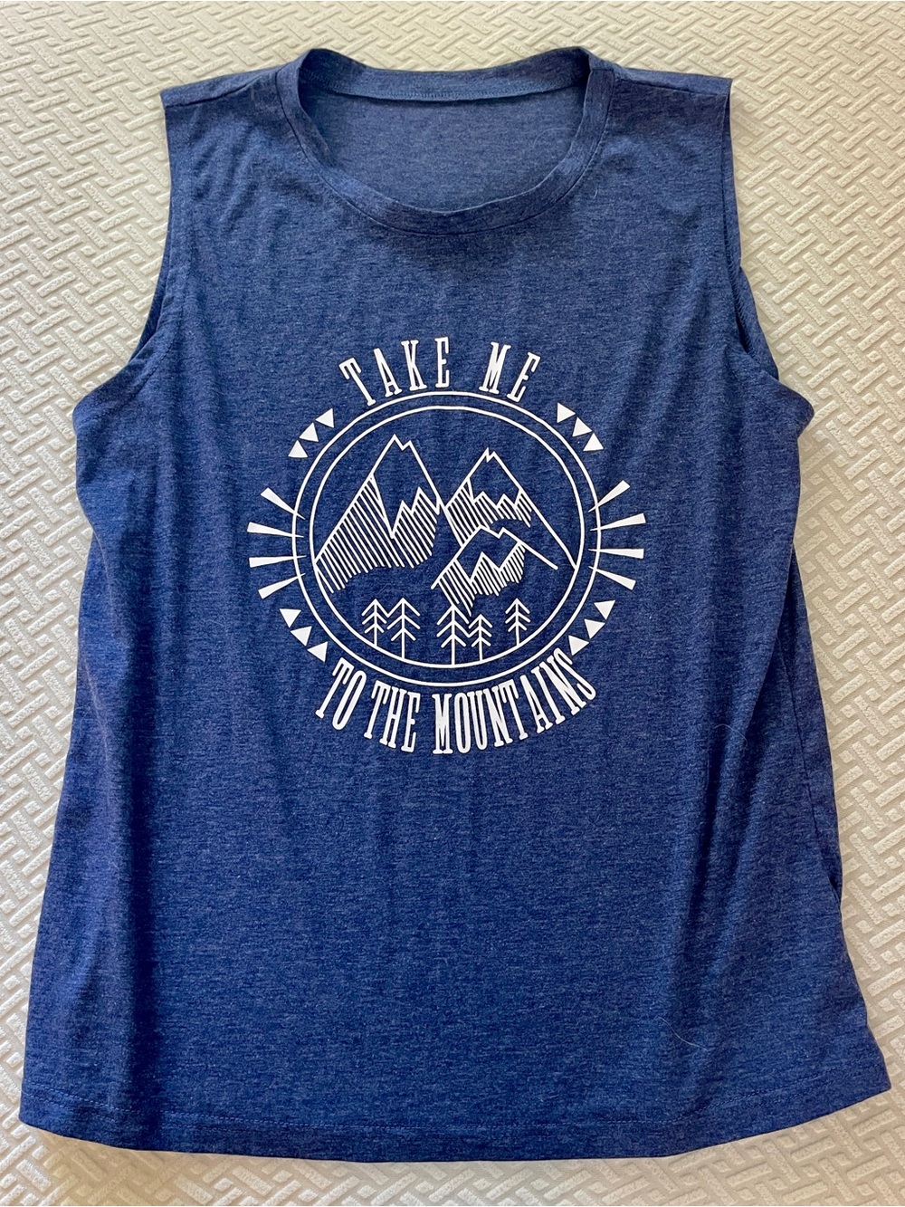 Take Me To The Mountains Muscle Tee NWOT